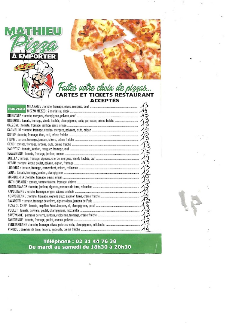 Épicerie / Pizza Mathieu à emporter / Frédéric BUTT · Photos 1